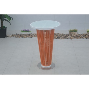 Juego de muebles de silla de mesa alta para Bar alto individual de calidad superior para terraza de café <span class=keywords><strong>restaurante</strong></span> de <span class=keywords><strong>cuerda</strong></span> tejida para exteriores - Product Image 2