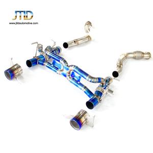 Sistema completo de tubo de escape de bajada de titanio de alto rendimiento JTLD con Valvetronic Catback para Ferrari 488 GTB - Product Image 2