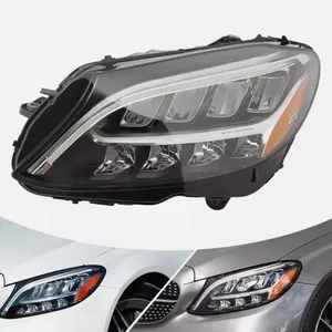 Faro Delantero Nuevo de 12V y 6000K para Mercedes-Benz Clase C W205 2018-2021, para C200, Retrofit/Actualización - Product Image 1