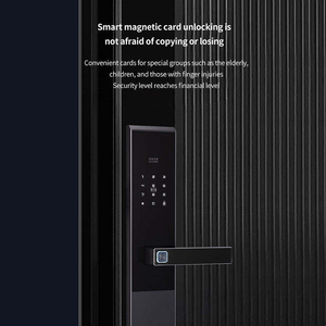 เหล็กคุณภาพสูง TTLock Tuya Smart Biometric WiFi สำหรับ Cloud Door Lock ระบบปลดล็อคด้วยลายนิ้วมือ รุ่น X2 สำหรับประตูอลูมิเนียม - Product Image 5