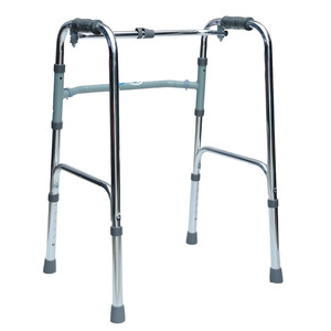 Déambulateur pliable en alliage d'aluminium avec roues, aide à la réadaptation pour personnes handicapées - Product Image 5