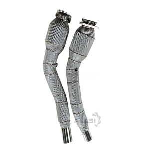 Tubo de Escape Catalítico Deportivo de Alto Rendimiento SUS304 para <span class=keywords><strong>Jaguar</strong></span> <span class=keywords><strong>XK</strong></span> XKR 5.0T 2009-2014, Piezas de Modificación de Potencia para Carreras - Product Image 5