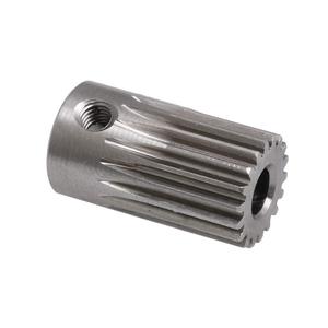 Độ chính xác 0.5 Modulus <span class=keywords><strong>11</strong></span>/12 Răng đen Thép động cơ kim loại bánh răng bánh xe cho đồ chơi - Product Image 3