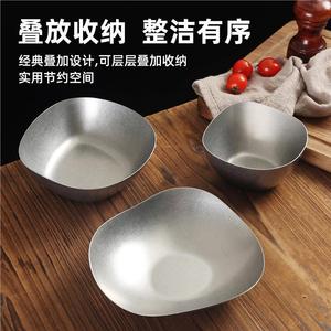 Stainless Steel Snack Plate Oval Shape Microwave Safe For Barbecue Fries Dessert Use - Product Image 5