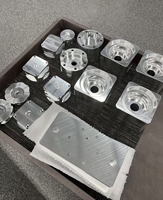 Pièces de fraisage CNC personnalisées de précision, anodisation, adaptateur de base de montage de broche en alliage d'aluminium