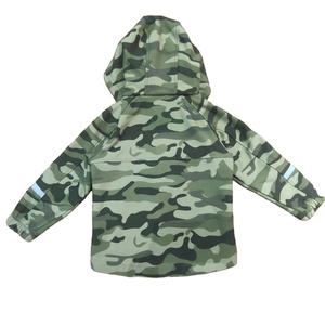 Veste technologie Softshell pour enfants, manteau polaire à capuche, motif Camouflage, vêtements d'extérieur imperméable et coupe-vent, printemps automne - Product Image 2