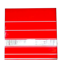 Porte à enroulement rapide en PVC avec fenêtre de visualisation transparente, ouverture latérale électrique, pour usage extérieur