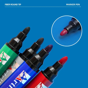 물류용 방수 대형 팁 펜 속건조 오일 기반 영구 마커 익스프레스 배송 상자 표시 6mm 쓰기 폭 - Product Image 3