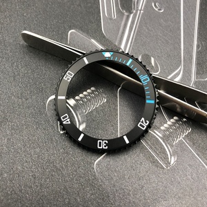 Nouvel Arrivage H&T Insert de Lunette de Plongée en Céramique Noire 007 009 38mm Léger Finition Mate Pièces de Montre - Product Image 4