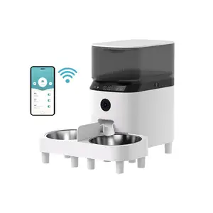 KUMA Smart Pet Feeder Pet Bowls Feeders Auto Connected Feeder 5L Wifi App Remote Control