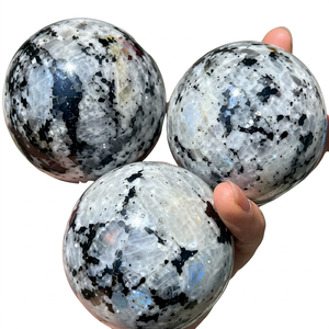 Vente en gros de coquillages en agate naturelle sculptés à la main de 30 mm, pierres semi-précieuses, ornements DIY, décor de micro-paysage marin - Product Image 1