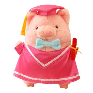 신상품 인형 동물 장난감 졸업 귀여운 돼지 봉제 인형 작은 선물