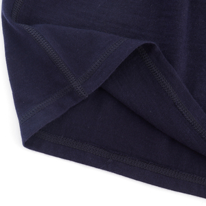 Best-seller <span class=keywords><strong>Chemise</strong></span> de base à manches longues <span class=keywords><strong>en</strong></span> <span class=keywords><strong>laine</strong></span> mérinos marine de qualité supérieure pour <span class=keywords><strong>homme</strong></span> avec 1/4 boutons - Product Image 4