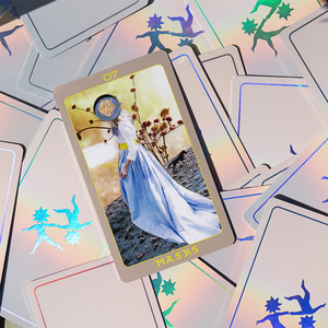 オラクル女神猫カスタムデザインタロットデッキ個人用ロゴプリントプラスチックアートペーパーアニメガイダンスゲーム遊びアクセサリー - Product Image 6