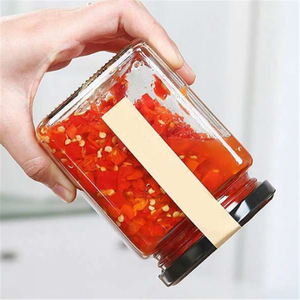 ¡Producto en oferta! Tarro de vidrio cuadrado para comida <span class=keywords><strong>Frutta</strong></span> del Prato de Shanghai con tapa de metal - Product Image 2