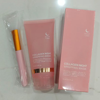 Offre Spéciale Masque Facial au Collagène Crème Visage Nuit Enveloppant Masque Hydrolysé Pelliculable Hydratant Gelée Soin Peau Cosmétique Collagène