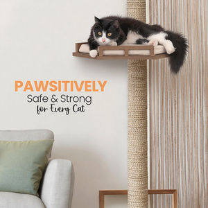 Gran oferta, Cama de Gato colgante de pared de árbol de madera clásico y nido de Mascota <span class=keywords><strong>para</strong></span> balcón y anidación de esquina - Product Image 3