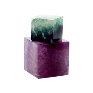 Cubo Mágico de Cristal de Piedras Preciosas Naturales de Alta Calidad, Cubo Cuadrado de Fluorita para Sanación - Product Image 3