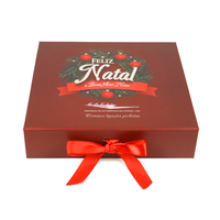 Vente en gros surprise souvenir emballage en carton présent coffrets cadeaux magnétiques pliants de luxe recyclables coffret cadeau de Noël pour homme