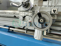 Tour manuel robuste 6266-1500, machine à tournage horizontale pour métaux, largeur de banc 400 mm, moteur de broche 5,5 kW, oscillation maximale 660 mm