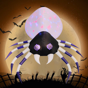 Araña Inflable de Halloween para Decoración de Jardín Exterior, Fiesta, Festival, Casa Embrujada, Accesorio Decorativo - Product Image 3