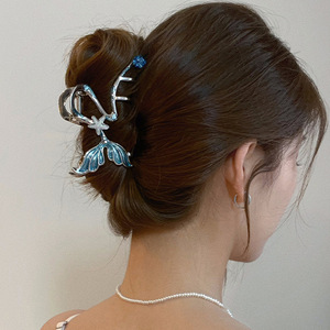Chất Lượng Cao Màu Xanh Đuôi Cá Tóc Claw Kẹp Nàng Tiên Cá Sao Ngọc Trai Tóc <span class=keywords><strong>Clip</strong></span> Pins Thanh Lịch Phụ Kiện Tóc Nữ - Product Image 5