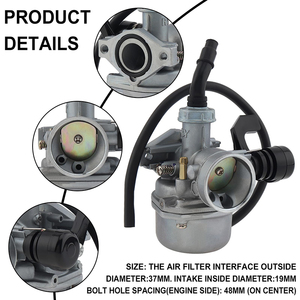 <span class=keywords><strong>Carburateur</strong></span> PZ19 pour moto 19 mm avec starter manuel pour moto tout-terrain <span class=keywords><strong>50cc</strong></span> 70cc 90cc 110cc 125cc, dirt bike, <span class=keywords><strong>quad</strong></span>, ATV - Product Image 2