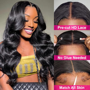 40 50 Inch HD 13x6 Deep Wave Lace Frontal <b>Wigs</b> Brazilian 13x4 Water Wave Curly Lace Front Human Hair <b>Wigs</b> for Women 300 Density - Product Image 5
