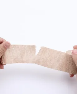 Bandage cohésif non tissé multicolore Bande athlétique Bande cohésive pour chaussettes de football Bandage cohésif