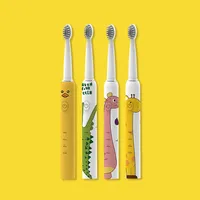 Brosse à dents sonique étanche IPX7 pour enfants, best-seller OEM, LED, poils souples, rechargeable, 3 modes, autonomie de 30 jours