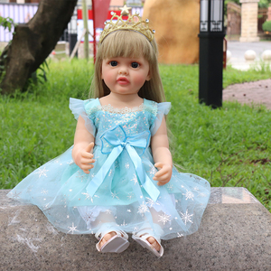 Real Looking Baby Lovely Reborn Baby Dolls Venta al por mayor Cuerpo de silicona Realista Simulación Girl Reborn Doll Toys - Product Image 3