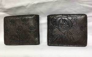 30 colores de alta calidad Anime Monkey D. Cartera de PU corta en relieve Luffy Attack Titan Ninja con cremallera como regalo de promoción - Product Image 3