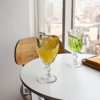 Verre à cocktail à pied et tasse à lait réutilisables, style Ins moderne, à motif de dessin animé - Haute valeur esthétique, pour jus, yaourt, latte glacé, pudding, thé au lait