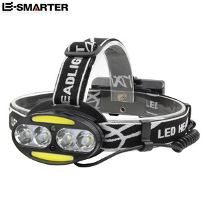 ไฟฉายคาดศีรษะ E Smarter LED ความจุ 2000 มิลลิแอมป์ ชาร์จซ้ำได้ ปรับความสว่างได้ เหมาะสำหรับงานกลางแจ้ง - Product Image 1