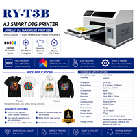Imprimante DTG textile économique pour vêtements, t-shirts, sweats à capuche, sacs en toile, avec encre CMYKW et fonction de nettoyage automatique