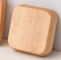 Bol et ensemble de bols en bois de caoutchouc écologiques, rustiques, personnalisés avec logo, grand format, pour servir des aliments, des fruits et des salades