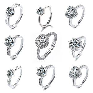 Anillos redimensionables 925 Compresor de plata Herramienta de anillo de pistón 18K Oro blanco Radiante 2 quilates <span class=keywords><strong>Shang</strong></span> Dispositivo de circuncisión - Product Image 1