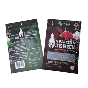 אריזת בשר בקר מודפס מותאם אישית שקיות פלסטיק עם אטם 3 צד חום והוכחה דליפה עבור סטייק - Product Image 2