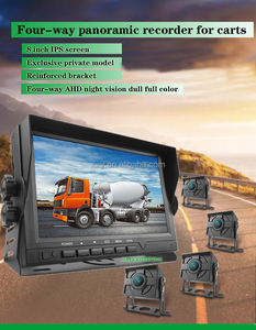 Bsd 7 inch ai hoạt động phát hiện thông minh DVR Màn hình máy ảnh DC 12V phổ xe bên gương phổ xe điểm mù cảm biến H.264 - Product Image 3