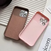 Coque Magnétique Antichoc en TPU+PC avec Protection d'Objectif et Grande Fenêtre, Motif Personnage de Dessin Animé, Couleur Unie pour iPhone 17 Air 16 15 14 13 12 Pro Max