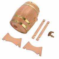 Fûts à vin en chêne vintage avec support, accessoires de brassage maison pour vin, brandy, whisky, tequila