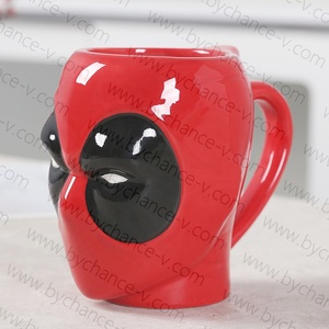 Regalo Genial para Fanáticos de los Superhéroes, <span class=keywords><strong>Taza</strong></span> de Café de Porcelana con Dibujos Animados de Iron Man, <span class=keywords><strong>Spiderman</strong></span>, Batman y Capitán América, Regalo Increíble para Niños - Product Image 2