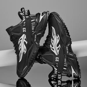 Nuove <span class=keywords><strong>Scarpe</strong></span> Casual da Uomo Autunno-Inverno, Sneakers Sportive con Suola Spessa, <span class=keywords><strong>Scarpe</strong></span> in Pelle per Corsa e Passeggio in Taglie Grandi - Product Image 5