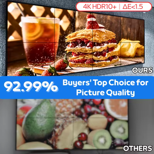 55-inch Ultra Slim 4k trong nhà bức tường video Panel LCD cho các cửa hàng bán lẻ & giáo dục với SDK chức năng hoạt hình hiển thị OEM Nhà cung cấp - Product Image 2