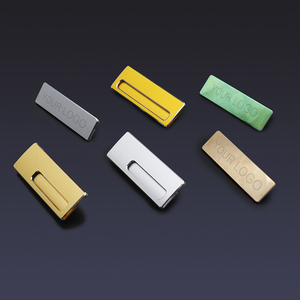 Ghim Thăng Hoa Tùy Chỉnh Huy Hiệu Tên Nam Châm Trống Kim Loại Tái Sử Dụng Id Công Ty Nhân Viên Bằng Thép Không Gỉ - Product Image 4