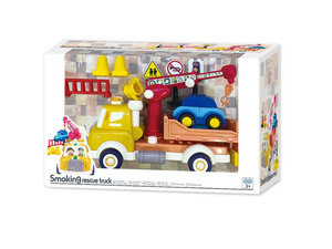 <span class=keywords><strong>รถ</strong></span>พ่วง<span class=keywords><strong>กู้ภัย</strong></span>ควัน, <span class=keywords><strong>รถ</strong></span>ของเล่นการ์ตูนสำหรับเด็ก, ชุดประกอบเพื่อการศึกษา, แบบดึงกลับ - Product Image 6