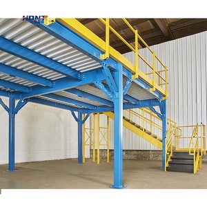 Nhiệm vụ nặng nề thép tầng lửng cho kho lưu trữ tầng hai tầng lửng giá xếp chồng kệ - Product Image 2