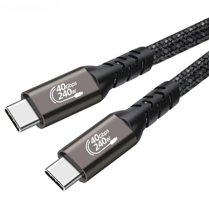 2m usb4 40Gbps thunderbolt4 Loại C nhanh 8K 60Hz 240W sạc ngày cáp cho XIAOMI Samsung điện thoại MacBook Pro máy tính xách tay Huawei - Product Image 2