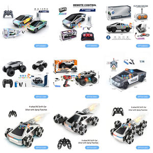 EPT Véhicule RC tout-terrain télécommandé 9 fonctions, 8 roues, avec bras articulé, fonction chien robot, cascades musicales, lumières et pulvérisation - Product Image 6