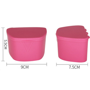 Dental orthodontic <b>retainer</b> box, invisible braces storage box, portable denture <b>case</b> - Product Image 1